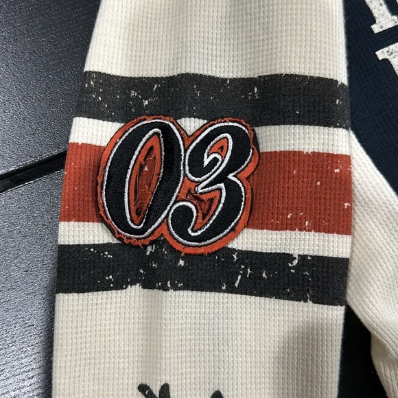 Harley-Davidson Women's Long Sleeve Hooded Iconic Henley Tee - S - Picture 5 of 9